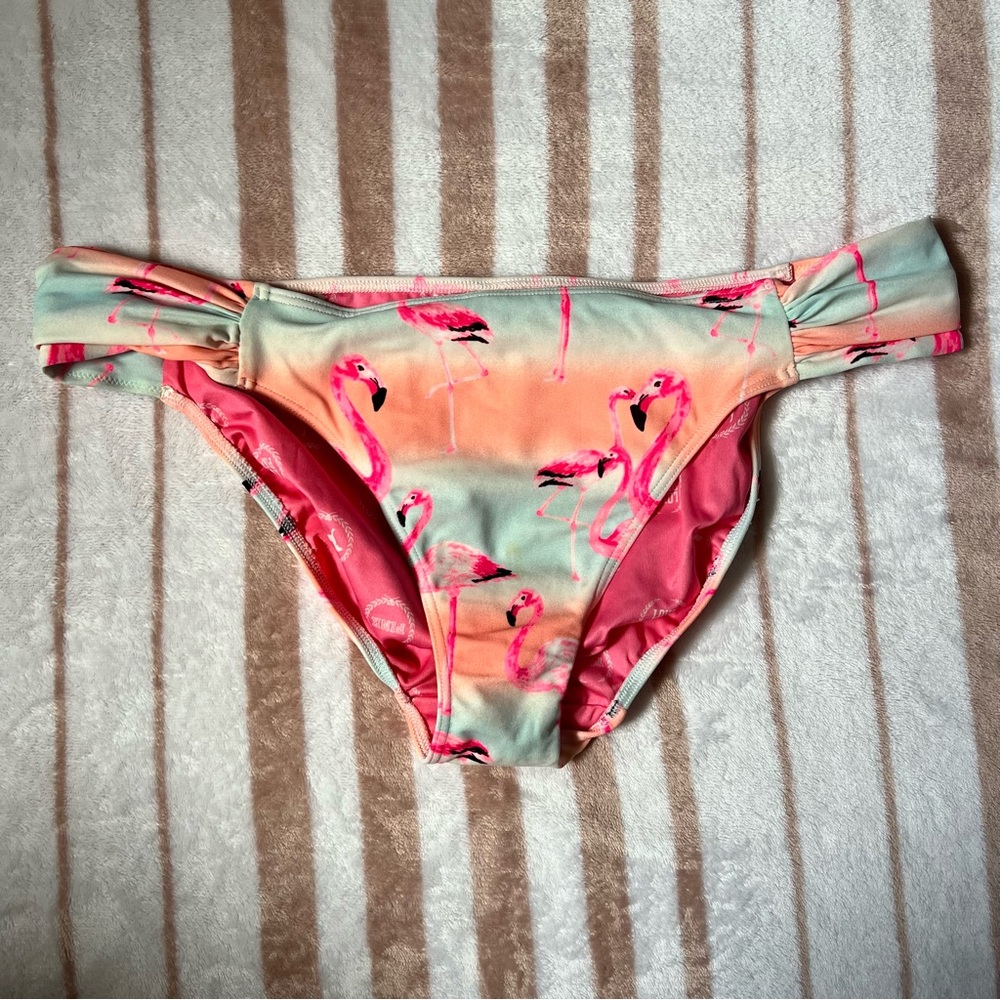 🌸LIKE NEW🌸 Victorias Secret PINK ruched side bikini Bottom
